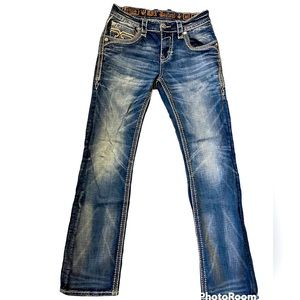 Rock Revival Josue boot stretch men’s jeans size 30